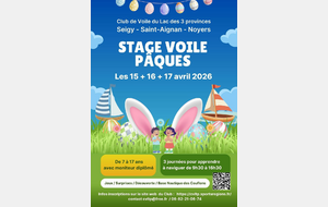 Un stage de 3 jours pour les vacances de Pâques