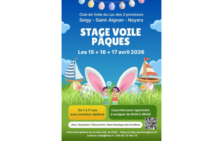 Un stage de 3 jours pour les vacances de Pâques